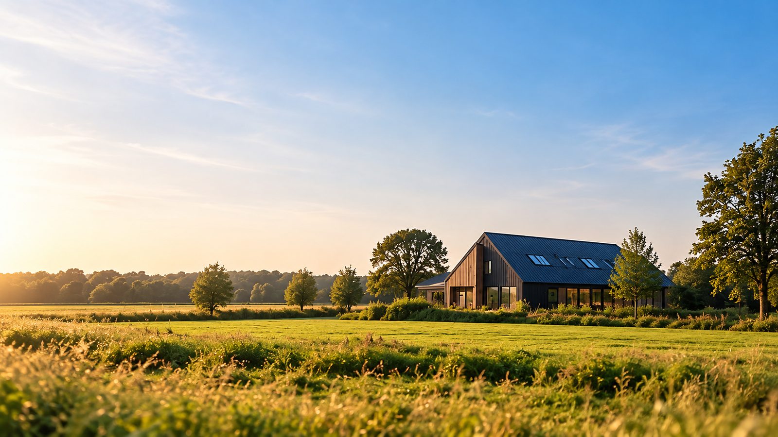 Moderne woning in het buitengebied